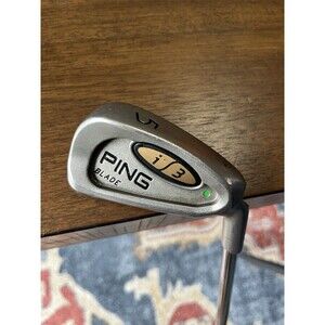 Ping i3 Blade 5 Iron Green Dot JZ Cushin Steel Shaft Stiff Flex RH 39”